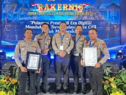 Satlantas Polres WAJO Raih Penghargaan Dalam Rakernis Ditlantas Polda Sulsel